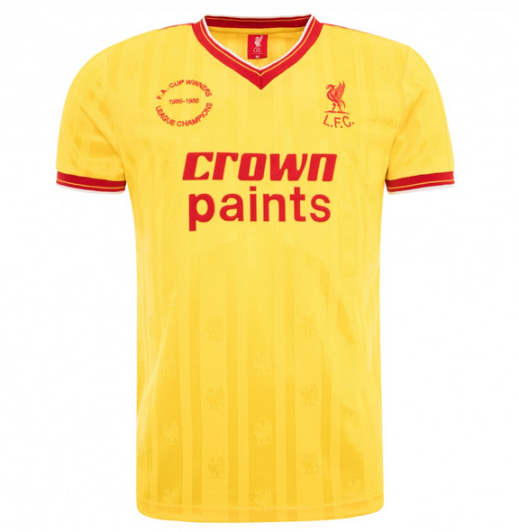 1985-86 Liverpool Retro Away Kit Soccer Jersey